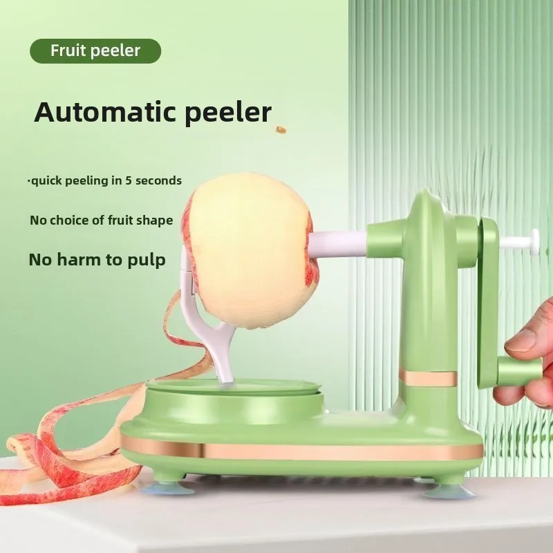Kitchen Gadgets Machine - 3-in-1多機能家庭用ピーリングマシン、自動ピーリングマシン5秒ピーリング、スライサー付きキッチンガジェット