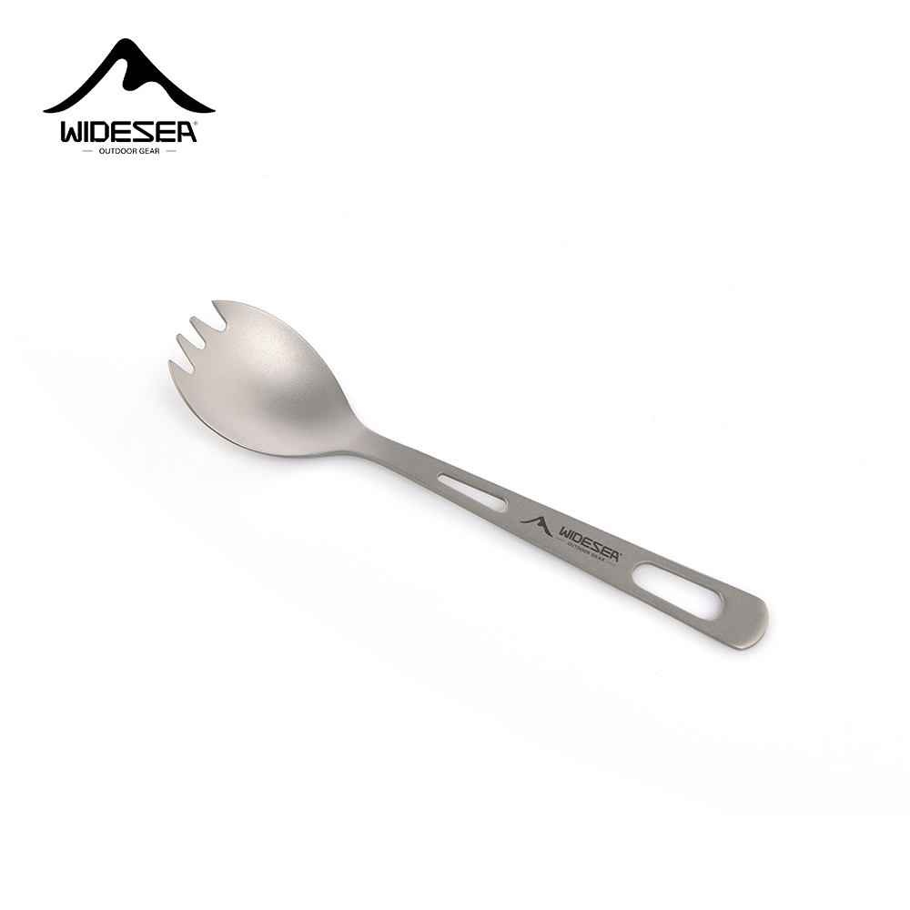 Kitchen Gadgets Sale - ワイドシーキャンプ用クッキングセット スポーク チタンスプーン トラベル食器 ギア アウトドアカトラリー