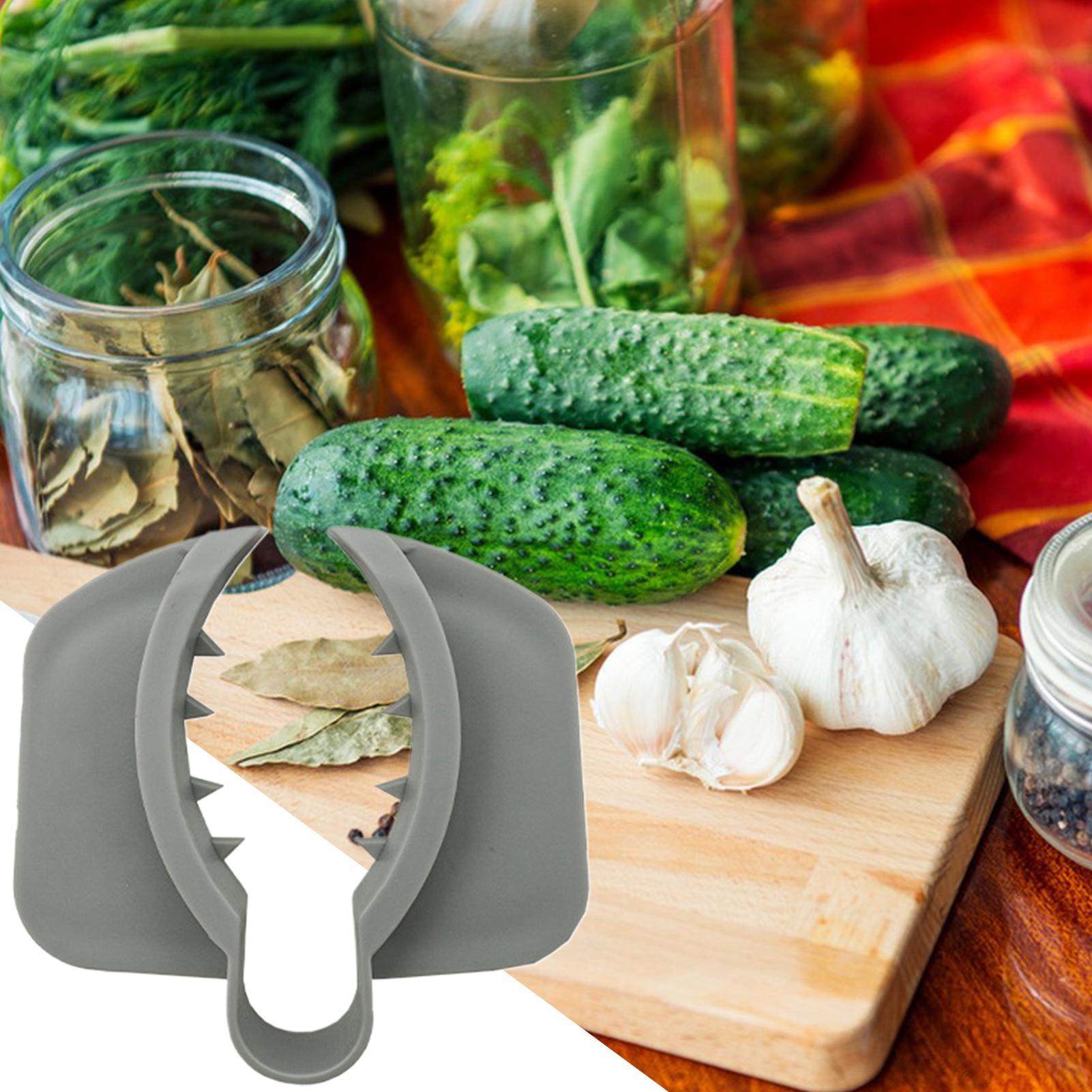 Household Kitchen Gadgets Vegetable Cutter Silk Cutter - 滑り止め野菜カッタージグ安全グレーター指ガード、カット・スライス用安全指ガード、保護キッチンアクセサリー