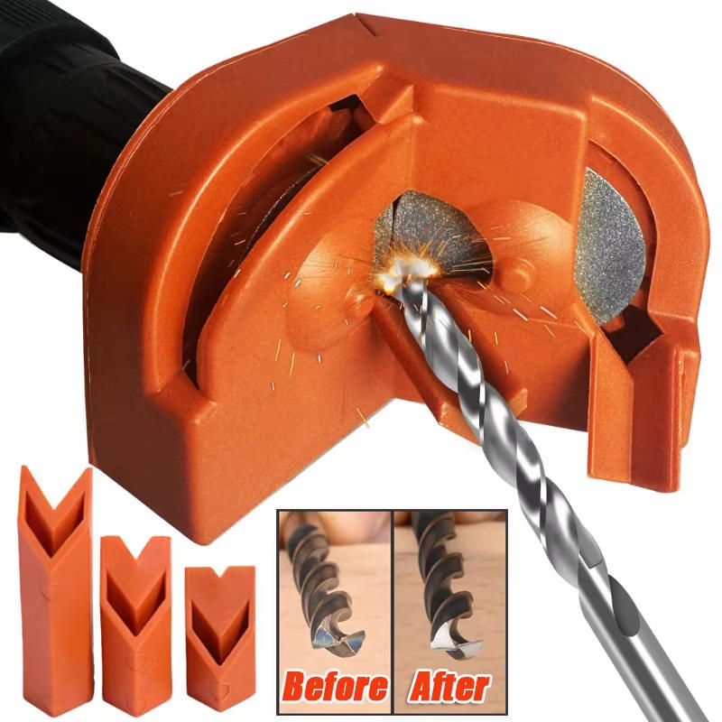 Knife Sharpener - 多目的ドリルビット研磨研磨機、電動インパクトドリルナイフ研磨機、使い捨て両面研磨機