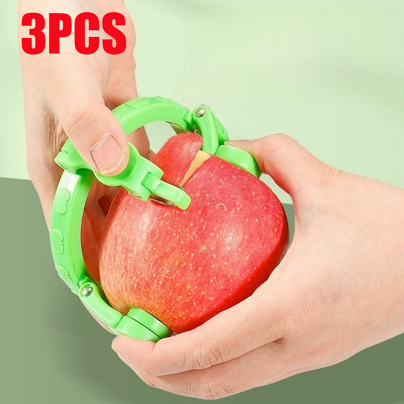 Kitchen Gadgets Gift Ideas - 果物と野菜のツール ハンドヘルド回転ピーラー リンゴ 梨 キッチンガジェット フルーツスパイラライザー