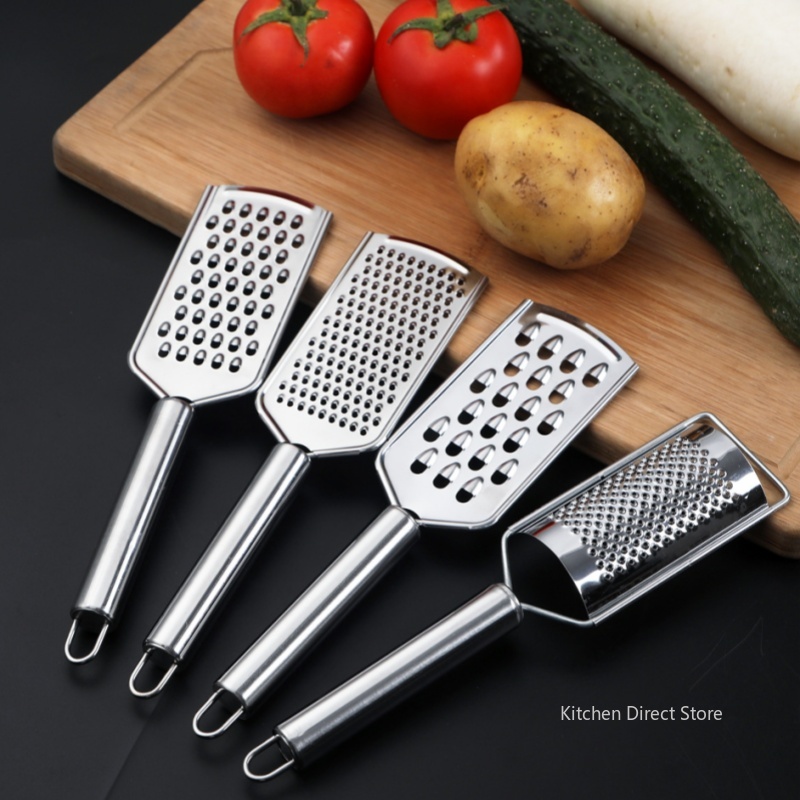 Household Kitchen Gadgets Vegetable Cutter Silk Cutter - 多機能ステンレス鋼チーズレモンフルーツピーラーシュレッダーミニスパイスグレーター果物野菜ツールキッチンアクセサリー