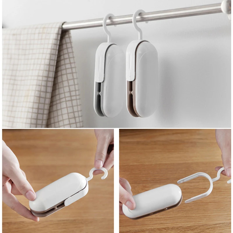 Kitchen Gadgets Machine - プラスチックバッグシーリングマシン、ミニポータブルヒートシーラー、家庭用食品保存ニーズに対応する多目的キッチンガジェット
