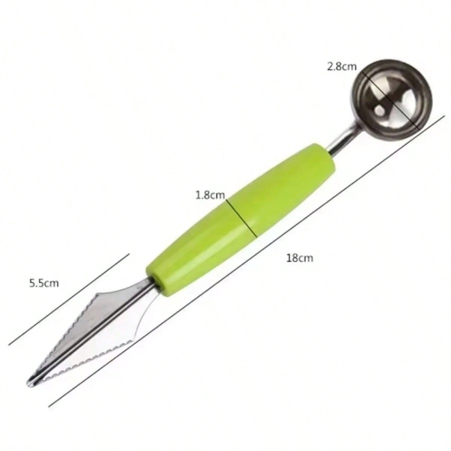 Kitchen Gadgets To Gift - 1個入りキッチン野菜カッティング＆フルーツスライスツール - ボールスクープ、カッター＆チョッパー、多目的キッチンガジェット | 自己使用やギフトに最適