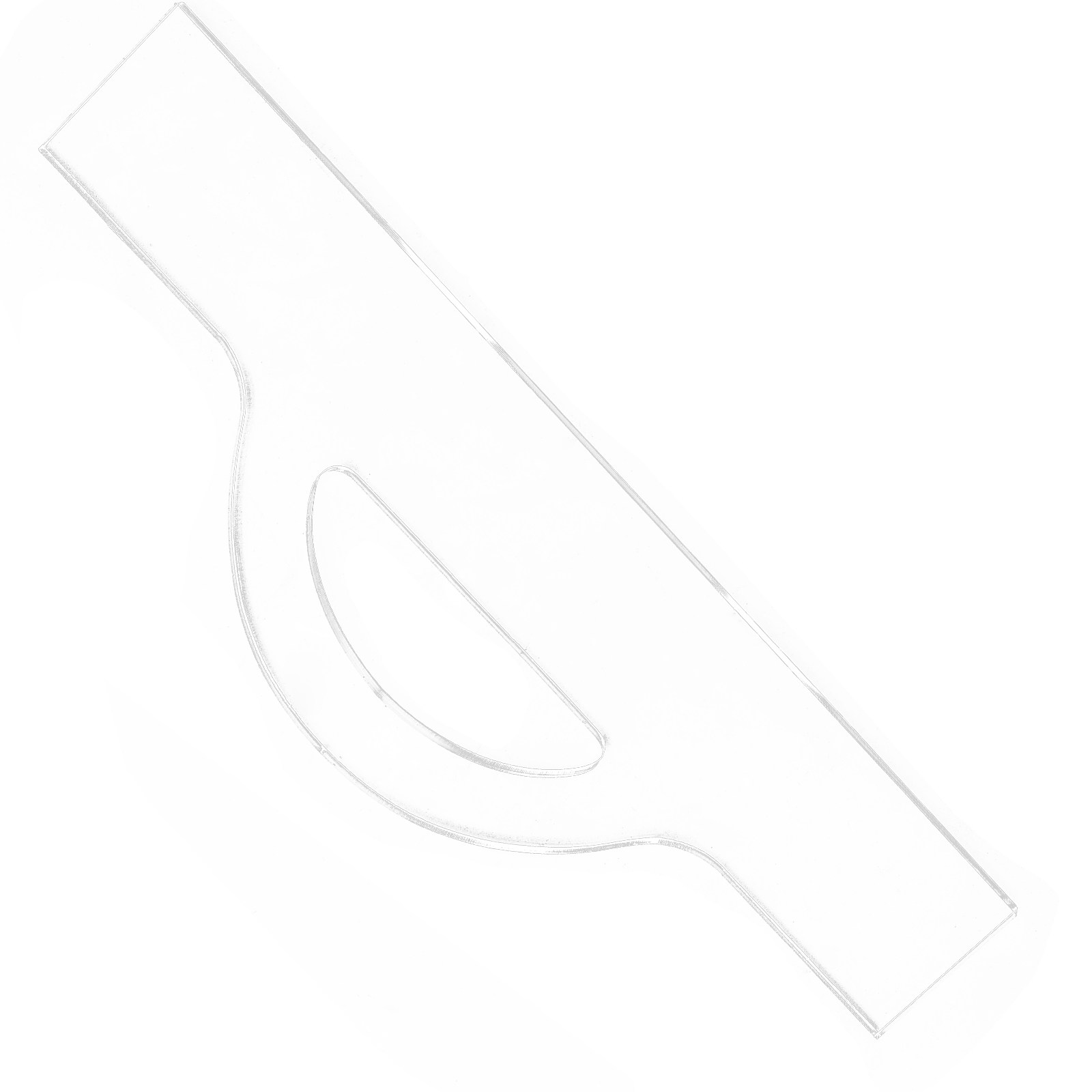 Kitchen Gadgets Guide - 透明アクリル製カッティングボードハンドルテンプレートツール、シャルキュトリ用必須キッチンステンシルガイド、木工用ガジェット