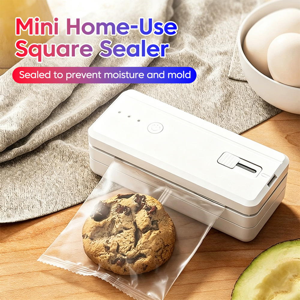 Kitchen Gadgets Machine - 磁気充電式ミニヒートバッグシーラー、ポータブル高温シーリングマシン、スナック食品プラスチック包装用キッチンガジェット