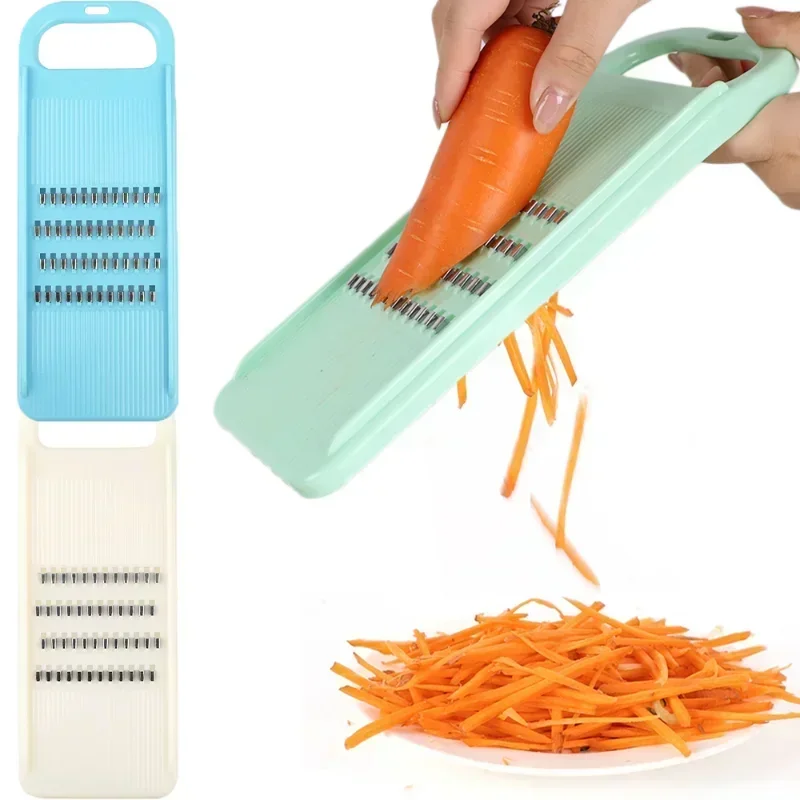 Household Kitchen Gadgets Vegetable Cutter Silk Cutter - おろし金 野菜スライサー ニンジン 韓国キャベツ フードプロセッサー 手動カッター