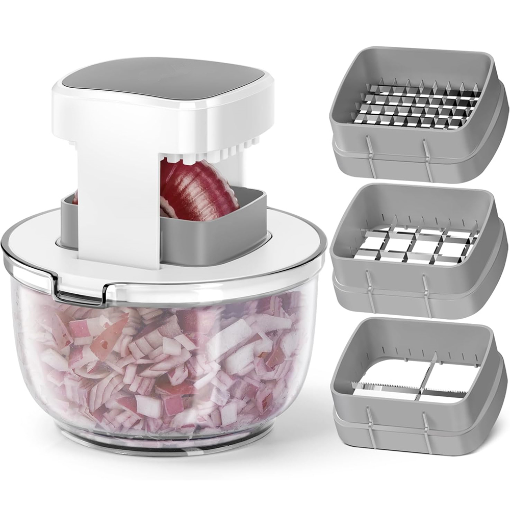 Kitchen Gadgets Luxury - LMETJMA 3 in 1 野菜チョッパー 多機能野菜チョッパーカッター