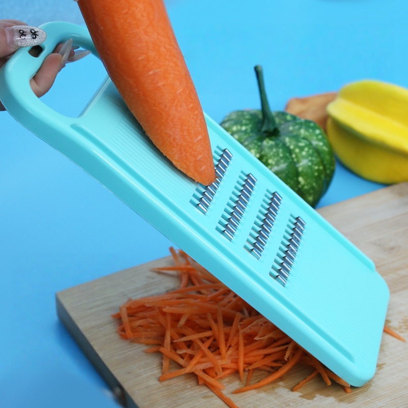 Household Kitchen Gadgets Vegetable Cutter Silk Cutter - おろし金 野菜スライサー ニンジン 韓国キャベツ フードプロセッサー 手動カッター