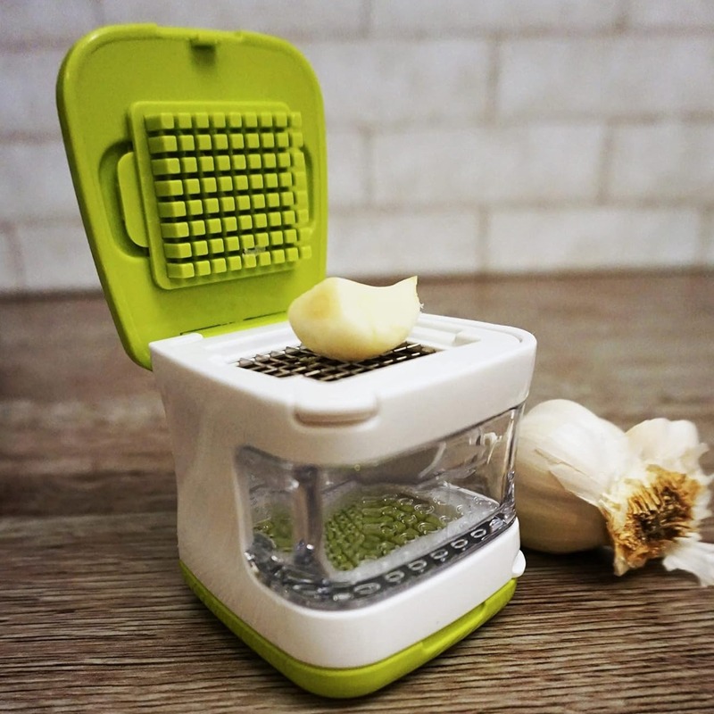Kitchen Gadgets Luxury - キッチンツール多機能野菜カッターニンニクカッターニンニクプレッサークラッシャープラスチック環境に優しい生姜ニンニクスライサー