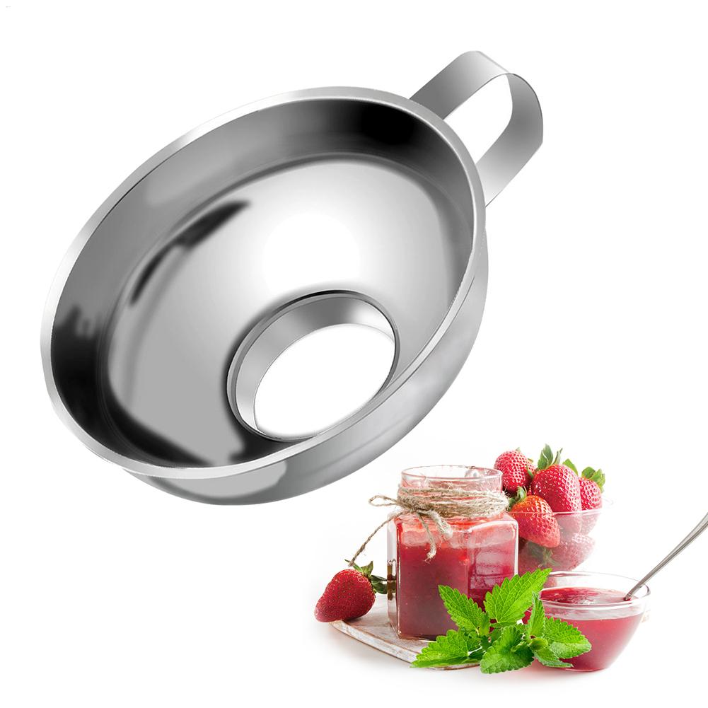 Kitchen Gadgets For Cooking - S/Lサイズ 耐久性のあるステンレス製 広口キャニングファンネル ホッパーフィルター キッチン調理器具 ガジェット