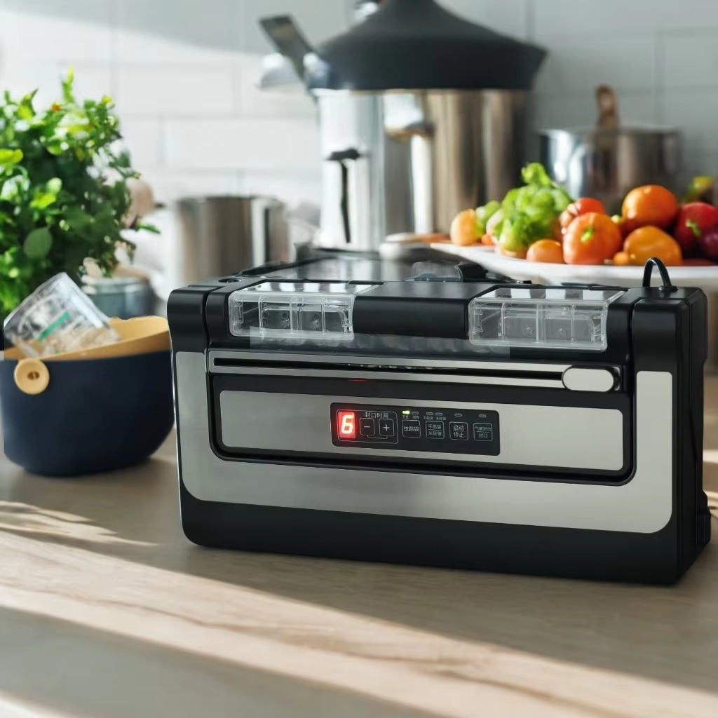 Food Vacuum Sealer - 業務用300mm電動真空シーラーマシン、家庭用、屋外、キッチン、車用の自動プラスチック食品シーラー