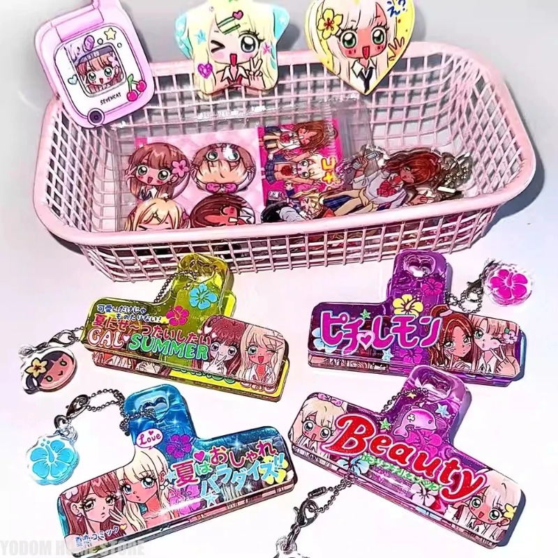 Kitchen Gadgets Vintage - ヴィンテージ昭和アニメスパイスガールズ樹脂製ペンダントシーリングクリップ食品袋シーラーキッチン収納ガジェットデコレーション