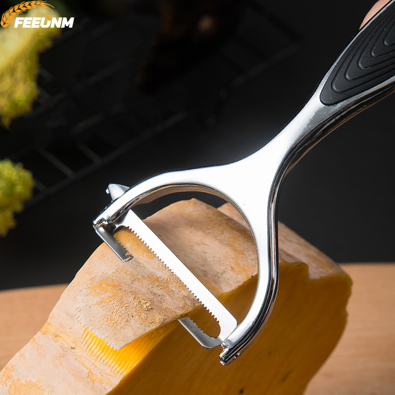 Household Kitchen Gadgets Vegetable Cutter Silk Cutter - ステンレス鋼のキッチンアクセサリー多機能野菜の皮むき器カッタージャガイモニンジンおろし金果物野菜サラダツール