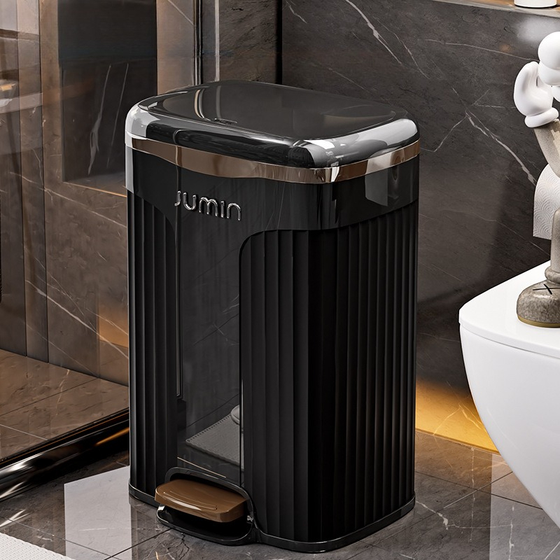 10/15L フットペダルゴミ箱防水浴室ゴミ箱蓋付き大容量ゴ - Kitchen Gadgets Luxury のレビューと価格