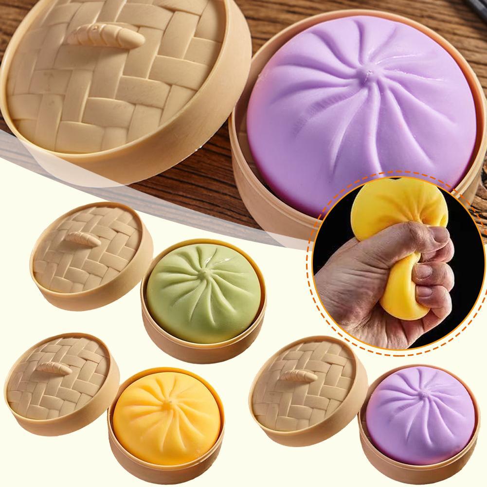 6 センチメートル蒸し器バスケット餃子のおもちゃリアルな漫画 - Silicone Steamer Basket のレビューと価格
