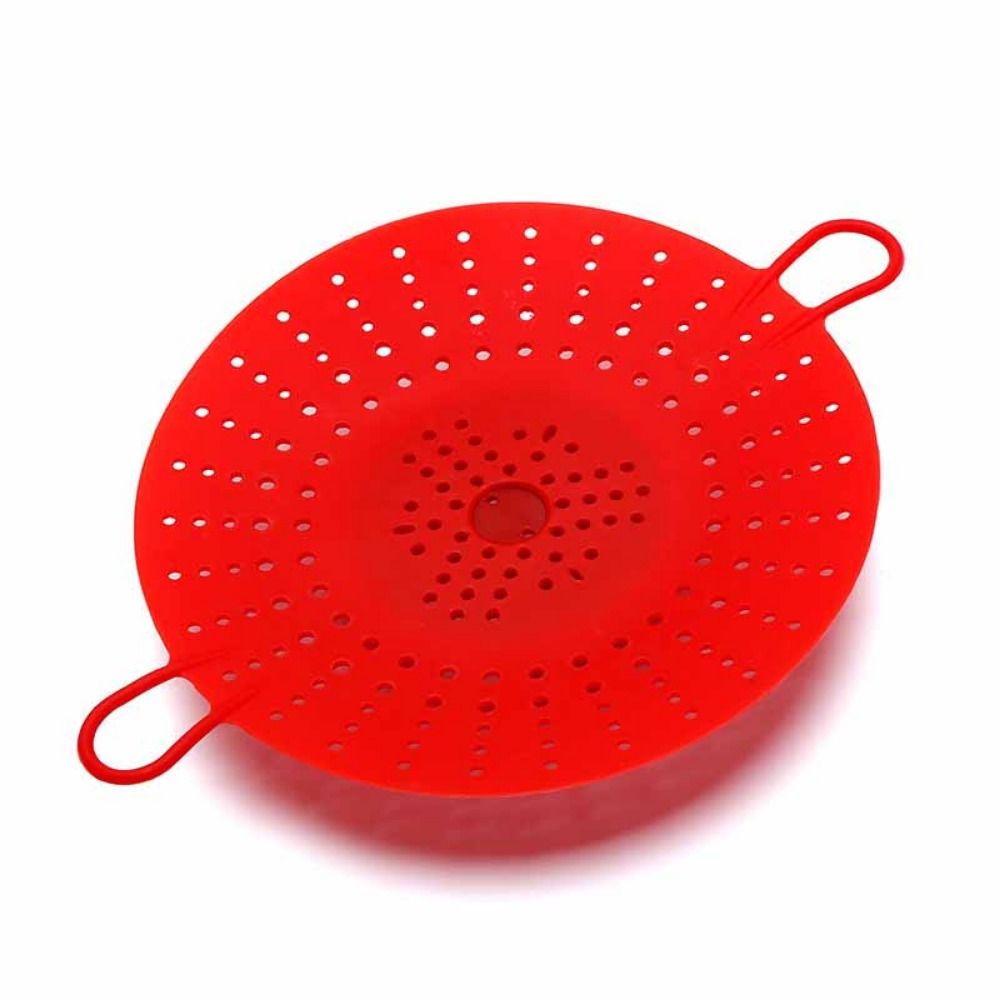 再利用可能なシリコン蒸し器バスケット、焦げ付き防止耐熱食品蒸 - Silicone Steamer Basket のレビューと価格