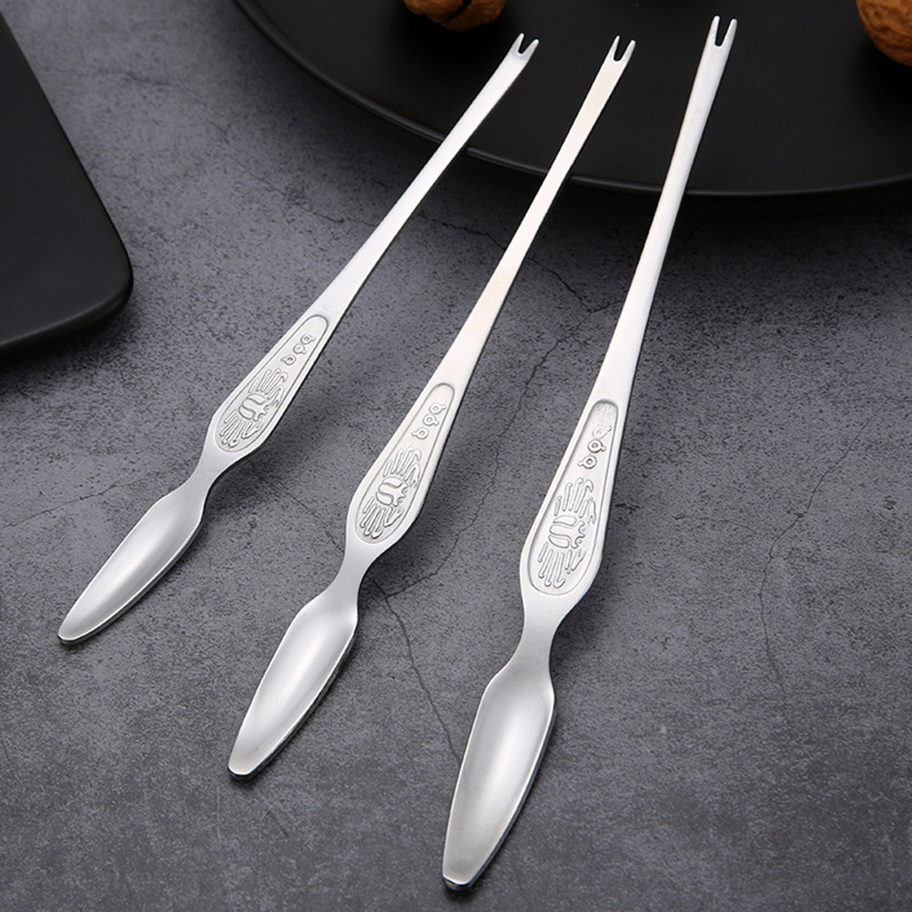 6個入りプレミアムステンレス製カニフォーク エレガントデザイ - Kitchen Gadgets To Gift のレビューと価格