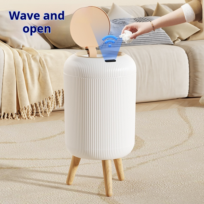 10L木目調スマートセンサー式ゴミ箱 自動開閉 高級 キッチ - Kitchen Gadgets Luxury のレビューと価格