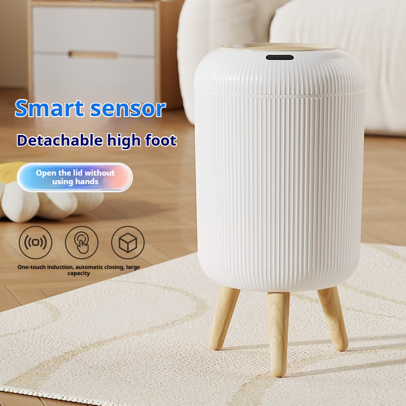 10L木目調スマートセンサー式ゴミ箱 自動開閉 高級 キッチ - Kitchen Gadgets Luxury のレビューと価格