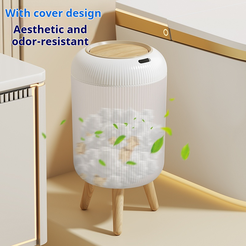 10L木目調スマートセンサー式ゴミ箱 自動開閉 高級 キッチ - Kitchen Gadgets Luxury のレビューと価格