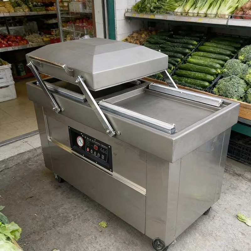 700PDシーフード加工工場用デュアルチャンバー真空シーラー - Food Vacuum Sealer のレビューと価格