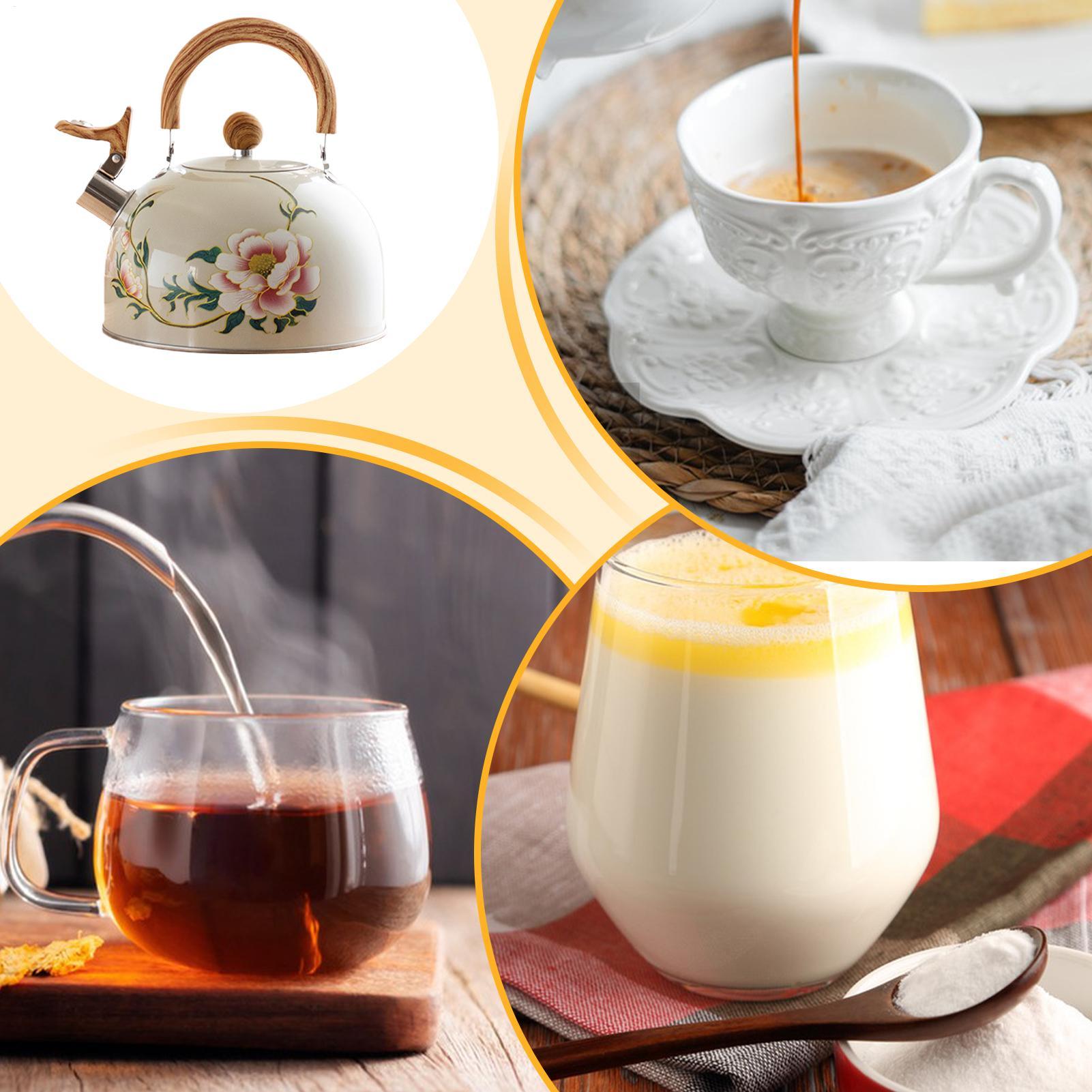 ヴィンテージフローラルエナメルティーポットステンレス鋼、中国 - Kitchen Gadgets Vintage のレビューと価格