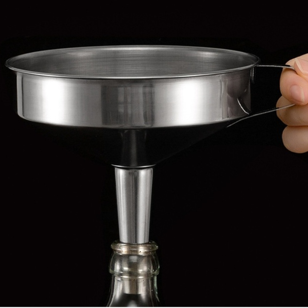 1Pc ステンレス鋼食用油漏斗広口キッチンアクセサリーバービ - Kitchen Gadgets Sale のレビューと価格