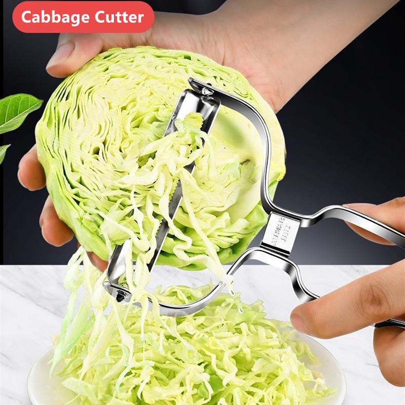 ステンレス鋼キャベツおろし金ピーラー野菜フルーツサラダポテト - Household Kitchen Gadgets Vegetable Cutter Silk Cutter のレビューと価格