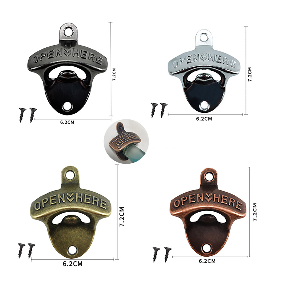 キッチンボトルオープナー壁掛けヴィンテージレトロ合金吊り下げ - Kitchen Gadgets Vintage のレビューと価格