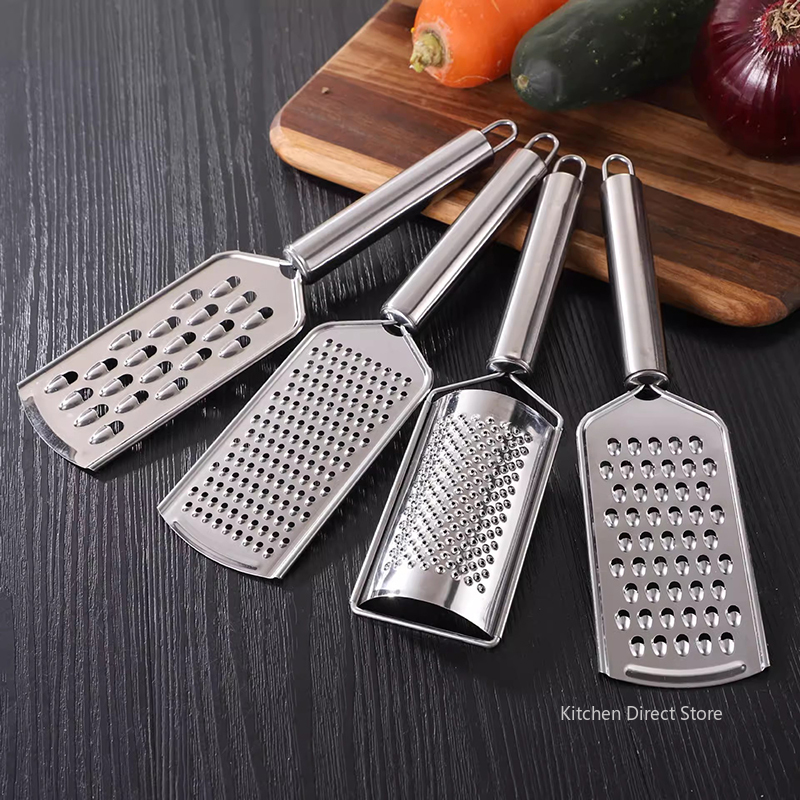 多機能ステンレス鋼チーズレモンフルーツピーラーシュレッダーミ - Household Kitchen Gadgets Vegetable Cutter Silk Cutter のレビューと価格