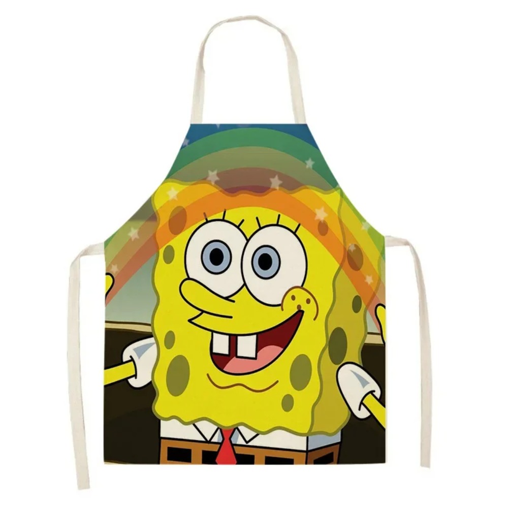 スポンジボブ パトリック キッチンエプロン 大人用 リネンビ - Kitchen Gadgets Sale のレビューと価格