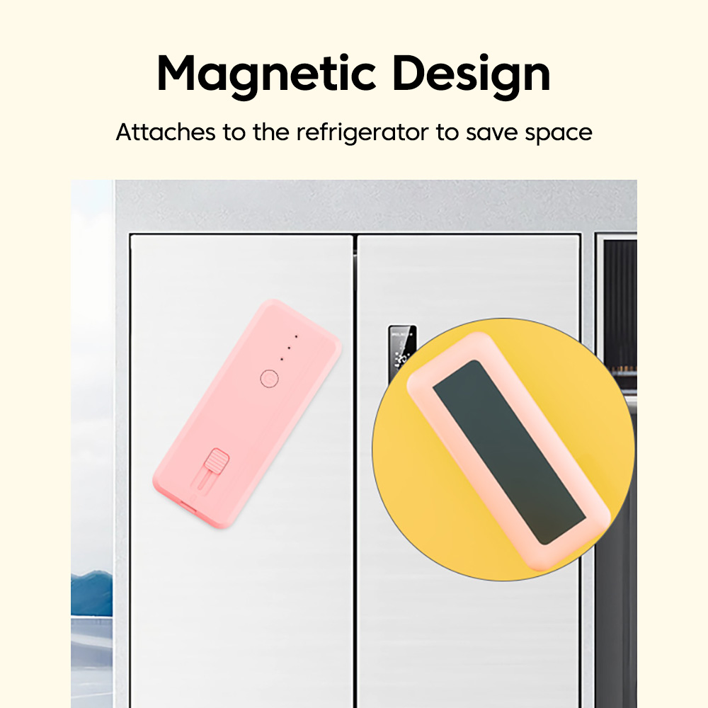 磁気充電式ミニヒートバッグシーラー、ポータブル高温シーリング - Kitchen Gadgets Machine のレビューと価格