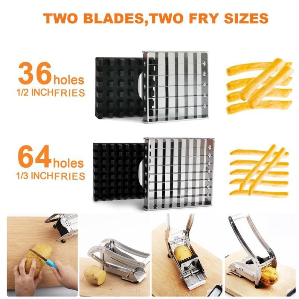 手動ステンレス鋼フレンチフライドポテトジューサー、ポテトチッ - Kitchen Gadgets Machine のレビューと価格