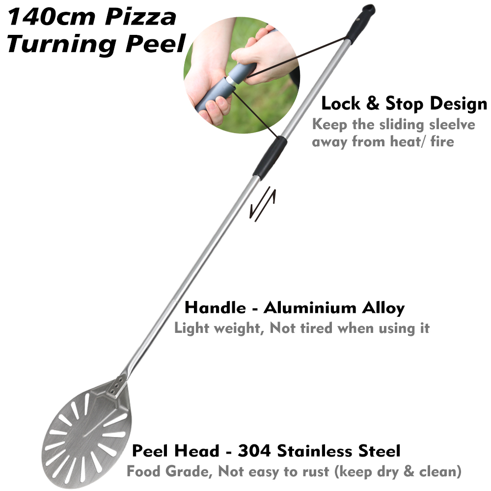 Shangpeixuan-ステンレス鋼のピザの皮、丸い、長い - Pizza Stone Baking のレビューと価格