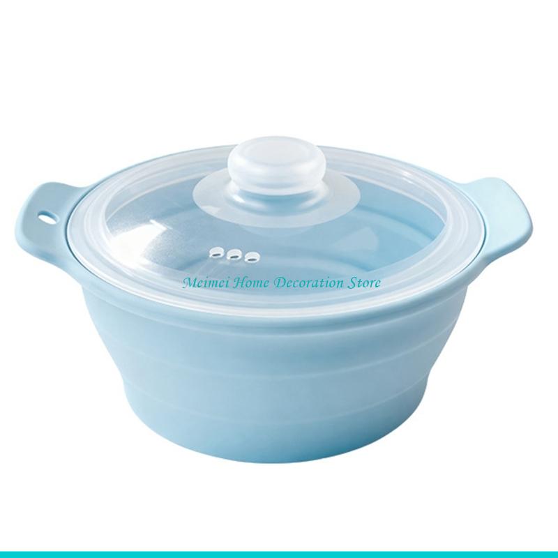 H7BF 電子レンジ安全蒸し容器人間工学に基づいたハンドル  - Silicone Steamer Basket のレビューと価格