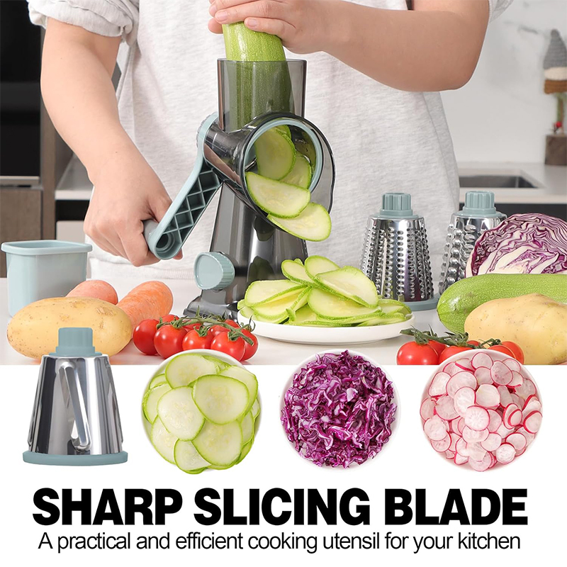 LMETJMA 3 in 1 ロータリーチーズおろし金多用途 - Kitchen Gadgets Luxury のレビューと価格
