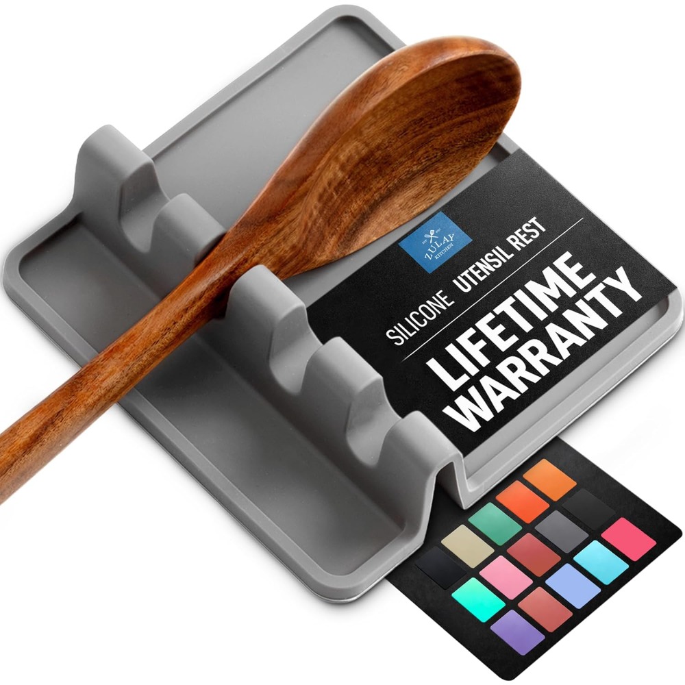 耐熱シリコン製スプーンレスト、ドリップパッド、調理器具ホルダ - Kitchen Gadgets Gift Ideas のレビューと価格