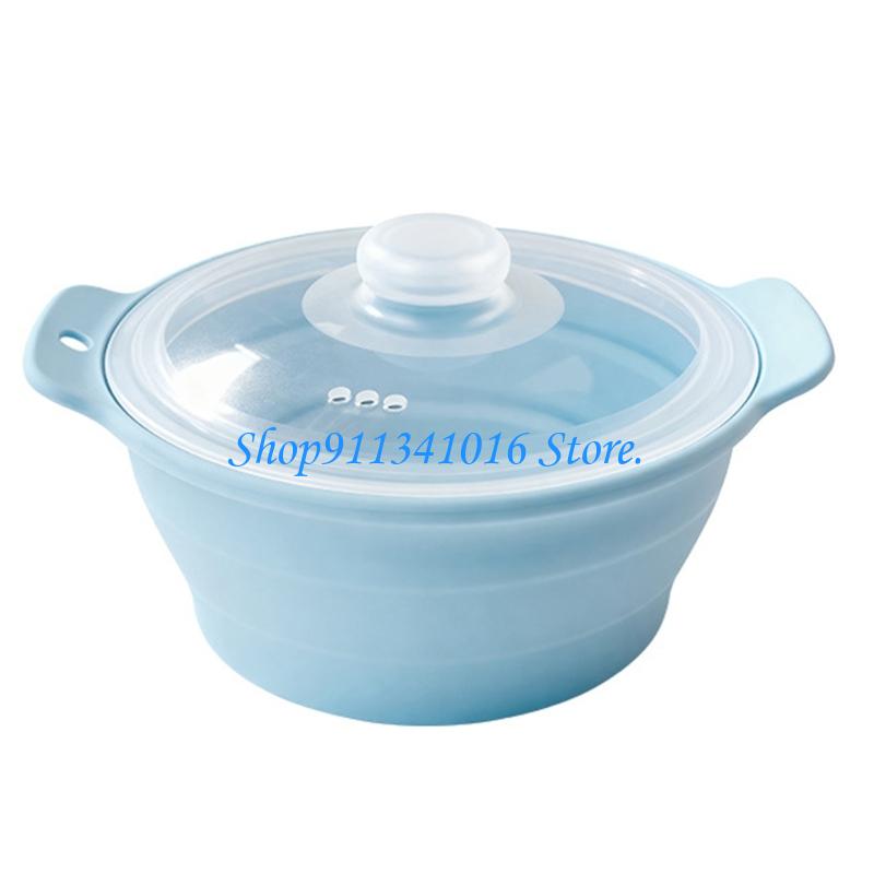 簡単に健康的な食事の準備ができるカバーとハンドルバスケット付 - Silicone Steamer Basket のレビューと価格