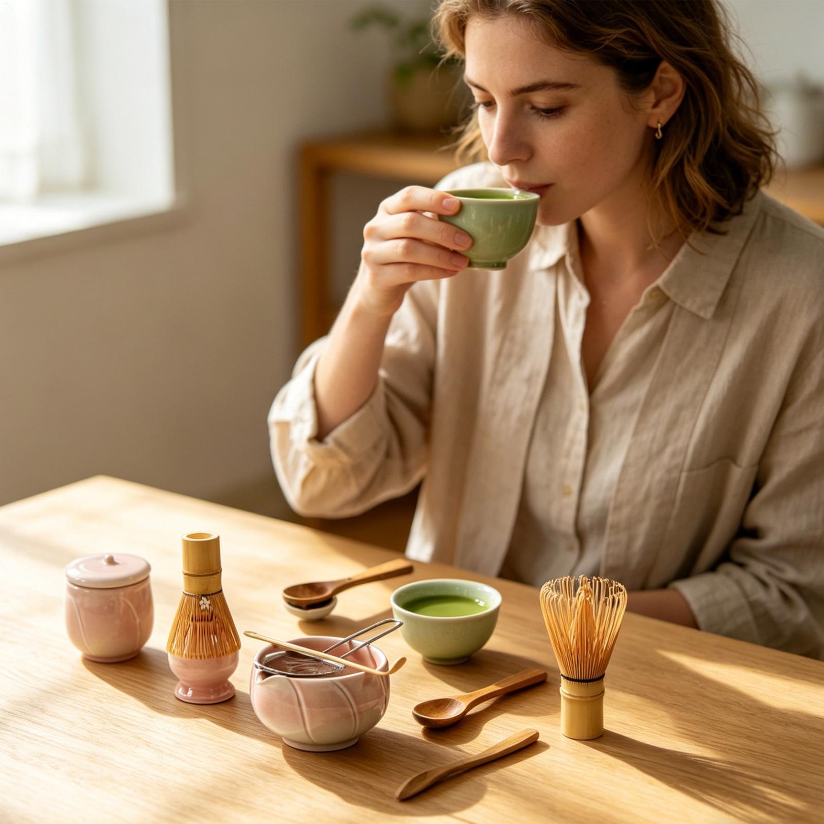 茶筅と茶杓付き陶器製キッチン用品、初心者や愛好家、女性、男性 - Kitchen Gadgets For Women のレビューと価格