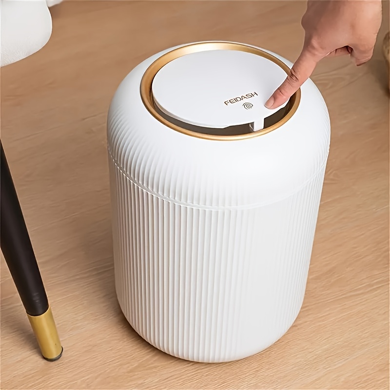 高級ストライプ柄ゴミ箱、ランタンスタイル、リビングルーム、キ - Kitchen Gadgets Luxury のレビューと価格