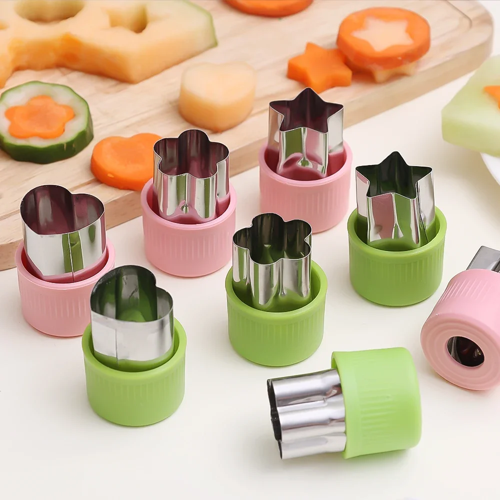 スターハート型野菜カッタープラスチックハンドル3個入りポータ - Kitchen Gadgets For Cooking のレビューと価格