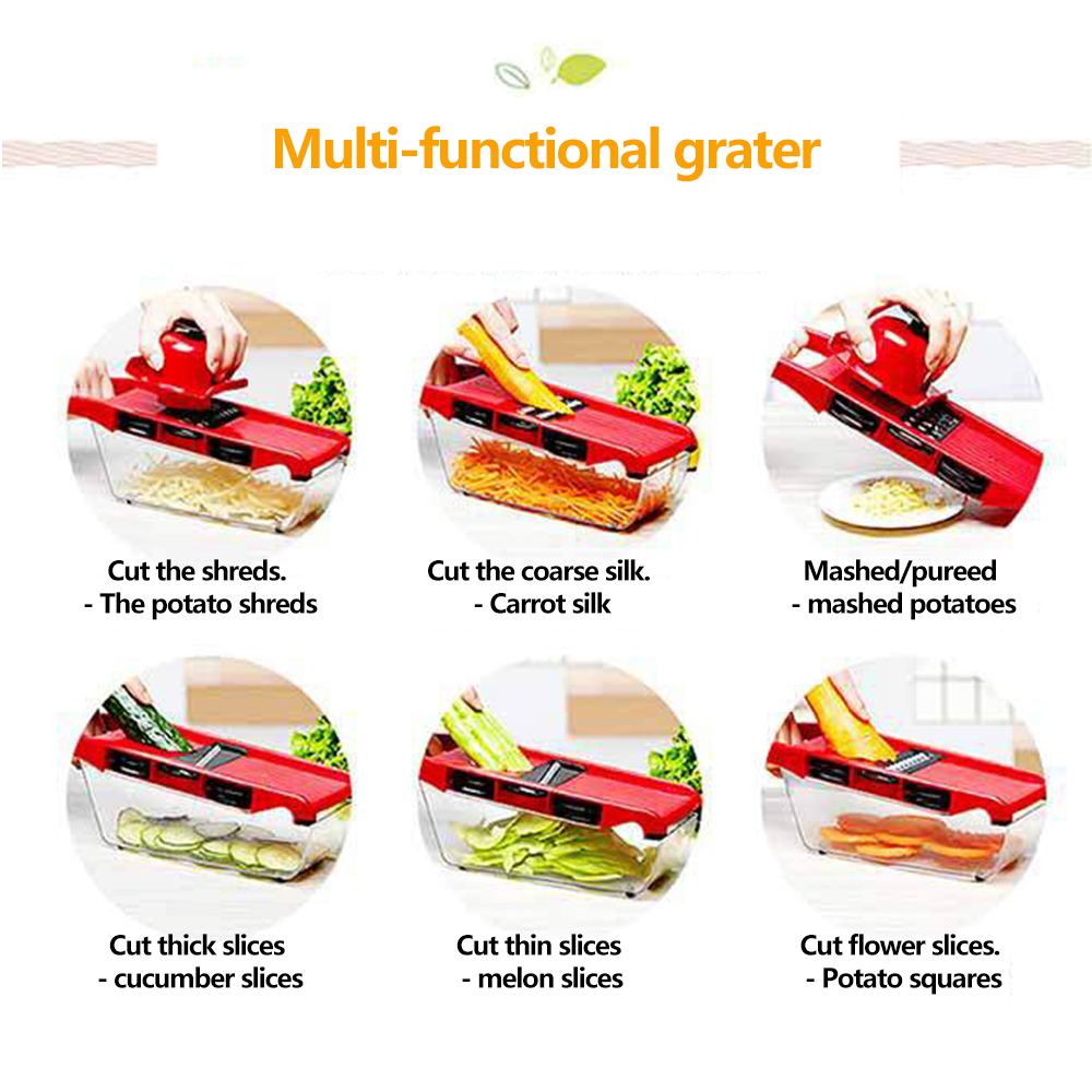 スチールブレード付き野菜カッター,ポテトピーラー,人魚とチー - Household Kitchen Gadgets Vegetable Cutter Silk Cutter のレビューと価格