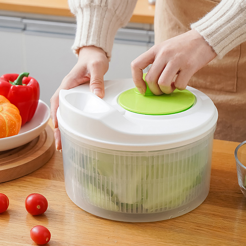 ホットセール野菜脱水機サラダ手動スピンドライヤーキッチンシン - Kitchen Gadgets Sale のレビューと価格