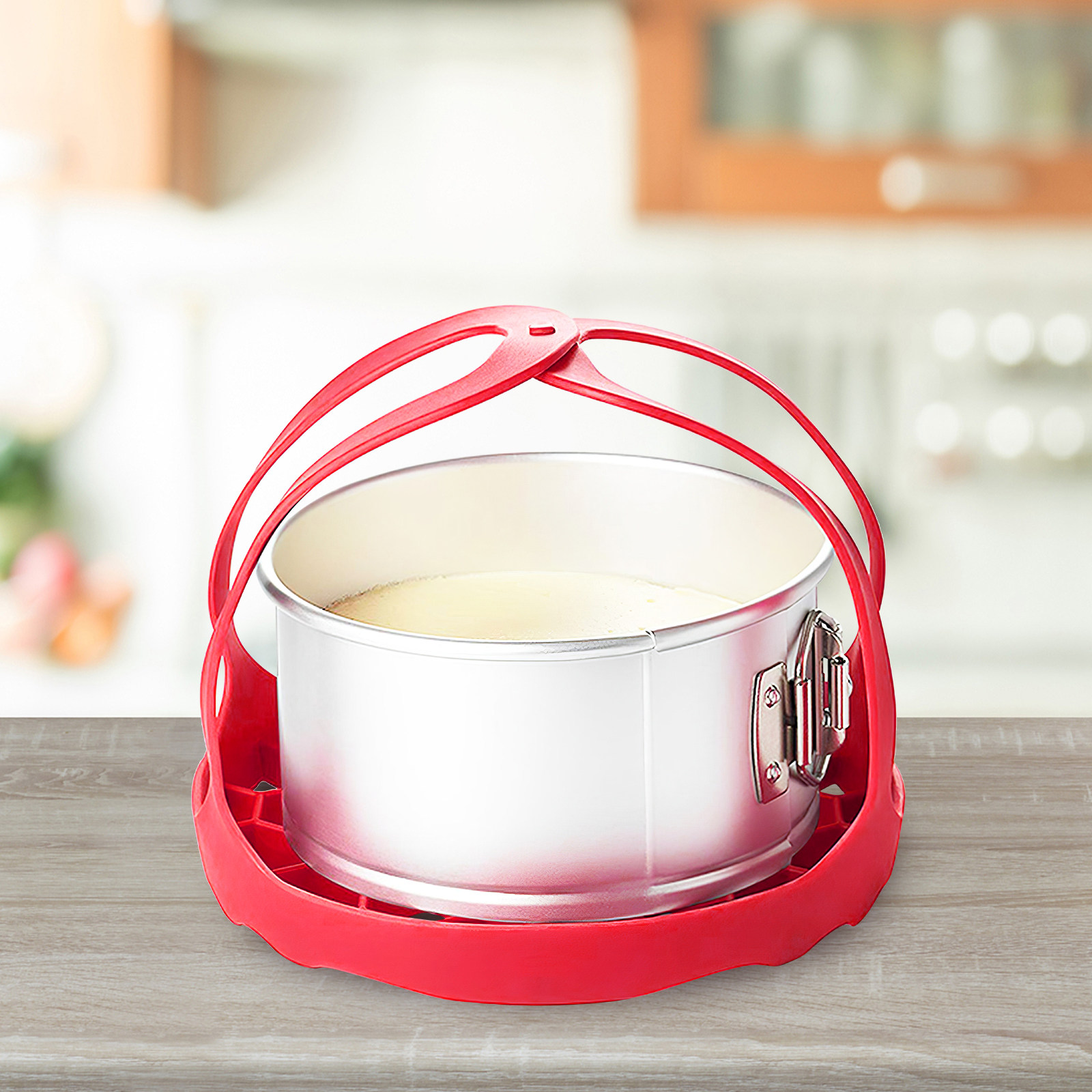 圧力鍋スリング シリコン製 耐熱性 スチーマーバスケット リ - Silicone Steamer Basket のレビューと価格