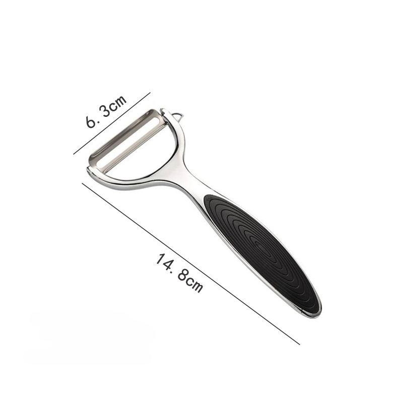 ステンレス鋼野菜の皮むき器ジャガイモの皮むき器多機能ニンジン - Household Kitchen Gadgets Vegetable Cutter Silk Cutter のレビューと価格