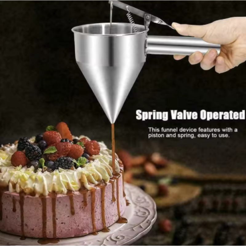 600/1200MLステンレス製液体漏斗ディスペンサー、タコ - Kitchen Gadgets Sale のレビューと価格