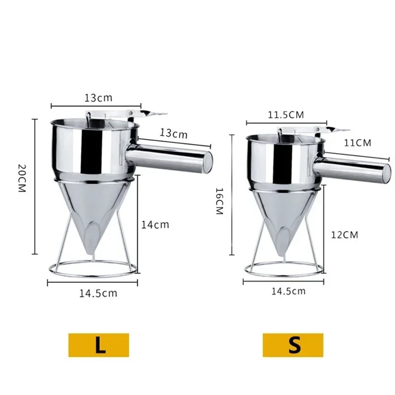 600/1200MLステンレス製液体漏斗ディスペンサー、タコ - Kitchen Gadgets Sale のレビューと価格