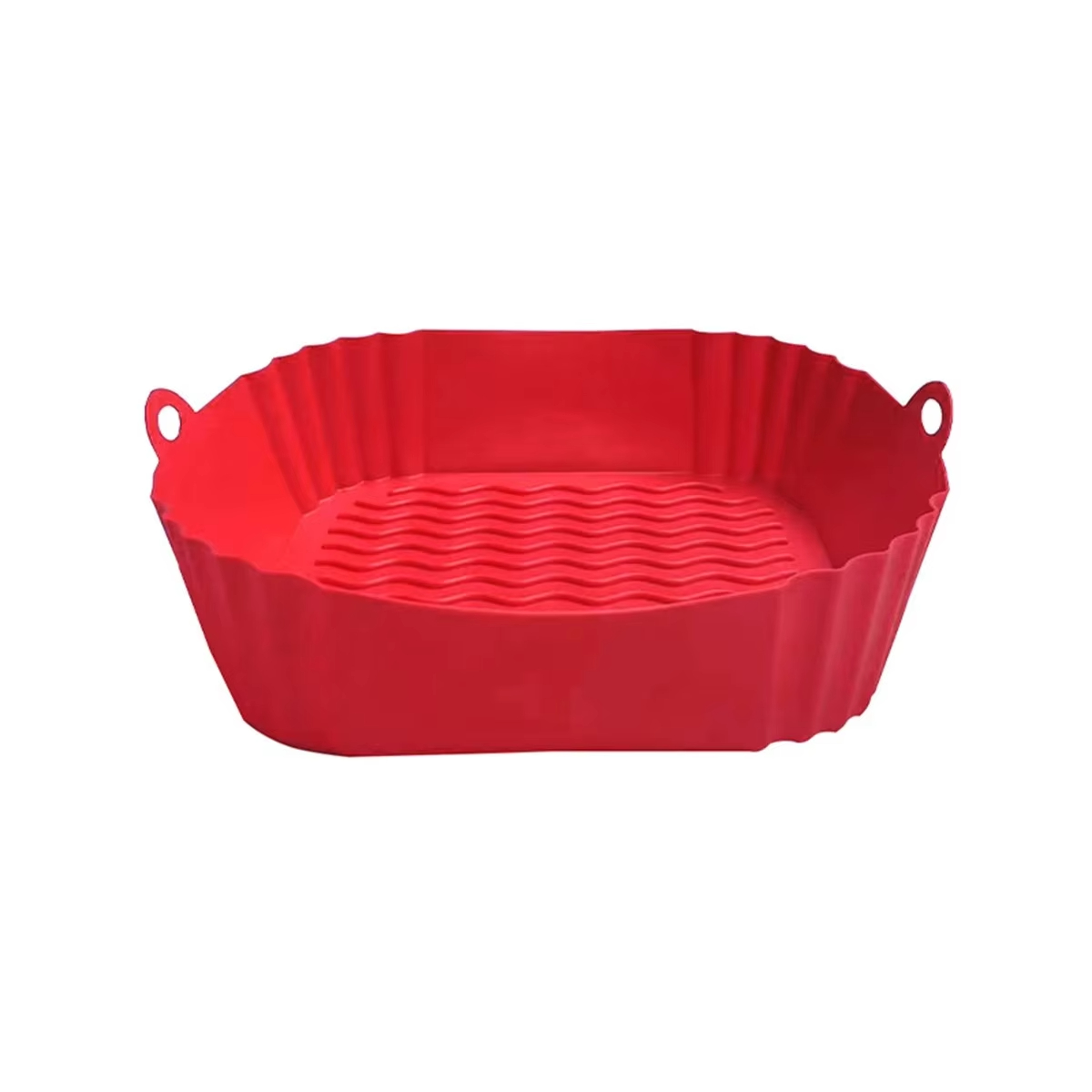 シリコーンエアフライヤーポットトレイ食品安全再利用可能な正方 - Silicone Steamer Basket のレビューと価格