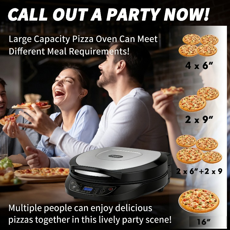 16インチ屋外ピザオーブン、プロパンと薪で焚くステンレス鋼グ - Pizza Stone Baking のレビューと価格